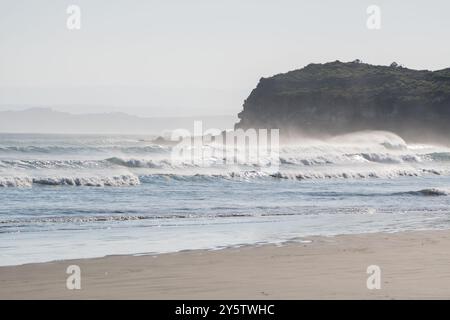 Blick auf Cave Beach, NSW, Australien Stockfoto