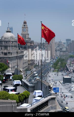 Shanghais neuer Bund Stockfoto