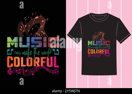Music Vibes T-Shirt Design und Best Music Podcast Vektor Grafik Illustration Stock Vektor