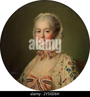 Francois-Hubert Drouais / Madame de Pompadour. 1763 - 1764. Öl auf Leinwand. Museum: Museo del Prado, Madrid, España. Stockfoto