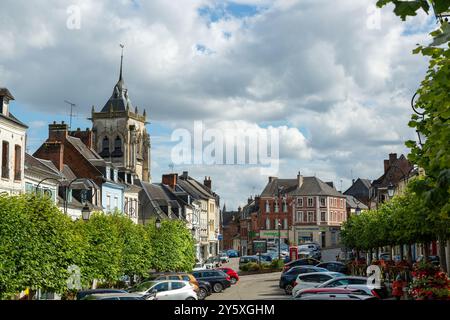 Aumale, früher bekannt als Albemarle im Departement seine-Maritime Normandie, Frankreich Stockfoto