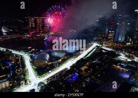 Singapur, Singapur. September 2024. Track Impression, F1 Grand Prix von Singapur auf dem Marina Bay Street Circuit am 22. September 2024 in Singapur. (Foto von HOCH ZWEI) Credit: dpa/Alamy Live News Stockfoto