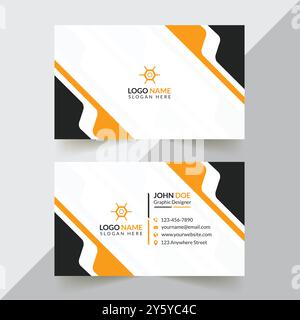 Corporate Visitenkarten-Design Stock Vektor
