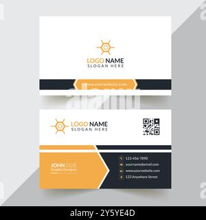 Corporate Visitenkarten-Design Stock Vektor