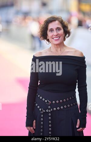 23. September 2024, Donostia / San Sebastian, Euskadi, Spanien: Clara Segura besuchte Mugaritz. Sin Papa ni postre' Red Carpet beim 72. San Sebastian International Film Festival im Victoria Eugenia Theatre am 23. September 2024 in Donostia/San Sebastian, Spanien (Bild: © Jack Abuin/ZUMA Press Wire) NUR ZUR REDAKTIONELLEN VERWENDUNG! Nicht für kommerzielle ZWECKE! Stockfoto