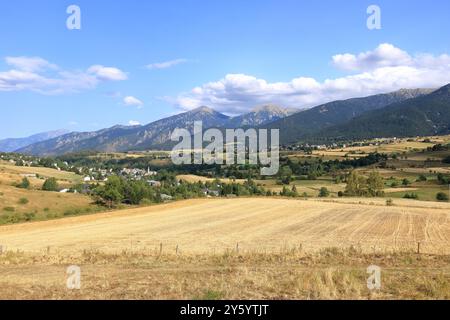 Berglandschaft in La Cabanasse, Okzitanien in Frankreich Stockfoto