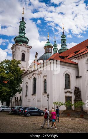 Strahov Kloster in Prag Stockfoto
