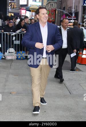 New York, USA. September 2024. 23. September 2024 Nicholas Sparks in Good Morning America, um über sein neues Buch Counting Miracles in New York zu sprechen. September 2024 Credit: RW/MediaPunch Credit: MediaPunch Inc/Alamy Live News Stockfoto