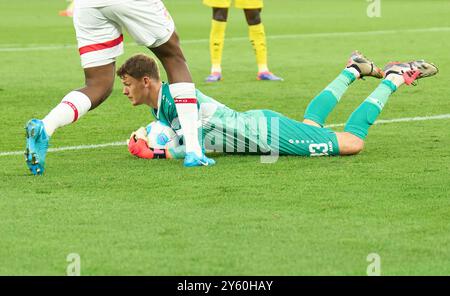 Alexander Nuebel, Nuebel, VFB 33 im Spiel VFB STUTTGART - BORUSSIA DORTMUND 5-1 am 22. September 2024 in Stuttgart. Saison 2024/2025, 1.Bundesliga, Spieltag 4, 4.Spieltag Fotograf: ddp-Bilder / Sternbilder - DFL-VORSCHRIFTEN VERBIETEN JEDE VERWENDUNG VON FOTOGRAFIEN als BILDSEQUENZEN und/oder QUASI-VIDEO - Stockfoto