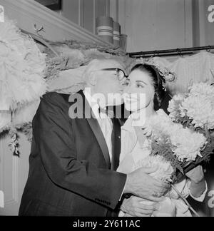 HUROK SOL PRIMA BALLERINA DAME MARGOT FONTEYN / 13. SEPTEMBER 1960 Stockfoto