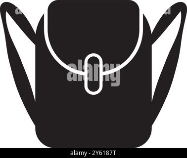 Rucksack-Symbol-Vektor-Illustration Logo-Design Stock Vektor