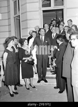 PRÄSIDENT DES PAKISTANISCHEN FELDMARSCHALLS AYUB KHAN 5. MAI 1960 Stockfoto