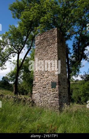 Braithwaite Bleischmelzmühle erhalten geblieben, South Walden, West Burton, Wensleydale, Yorkshire Dales, England Stockfoto