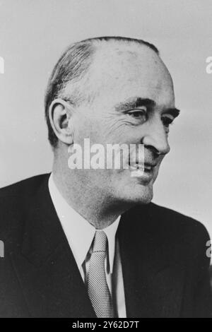 ALFRIED KRUPP VON BOHLEN UND HALBACH / 16. OKTOBER 1961 Stockfoto