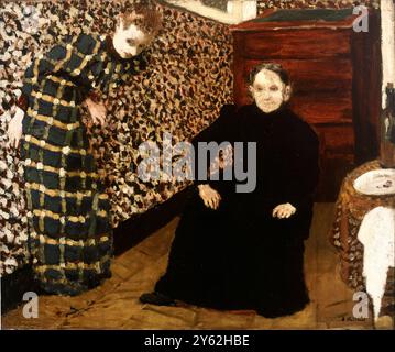 Mutter und Schwester des Künstlers von Edouard Vuillard (1868–1940) im Museum of Modern Art, New York, USA Jean-Edouard Vuillard (* 11. November 1868 bis 21. Juni 1940) war ein französischer Maler und Printmacher, der mit den Nabis in Verbindung gebracht wurde. ©TopFoto Stockfoto