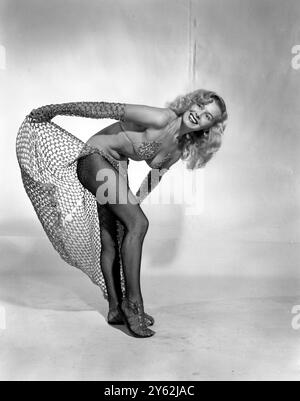 Striptease Syra Marty Oktober 1952 Stockfoto