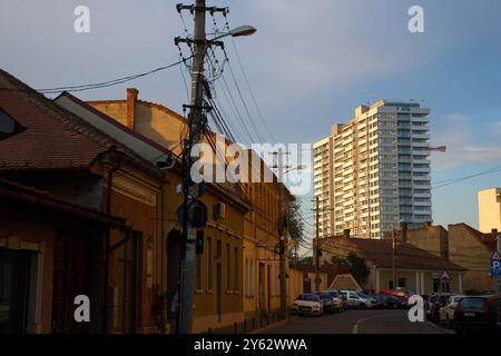 Cluj-Napoca, Rumänien. September 2024: Blick auf die Somesului Straße auf Cluj-Napoca. Stockfoto