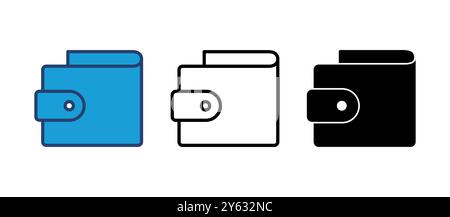 Vektor des Wallet-Symbols. Vektorsymbol für Wallet Stock Vektor