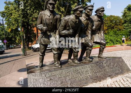 Krakau, Denkmal für Józef Pilsudski, die Legionäre, Polen, Osteuropa. Stockfoto