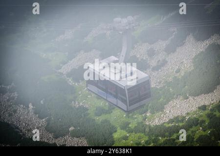 Seilbahn von Kuznice nach Kasprowy Wierch, Tatra-Nationalpark, Malopolska, Karpaten, Polen, europa. Stockfoto