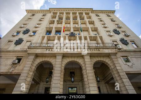 Sevilla, 22.06.2021. Bericht über das Gebäude des Provinzgerichts von Sevilla und seine versteckten Ecken. Justizpalast. Foto: Vanessa Gómez. ARCHSEV. Quelle: Album / Archivo ABC / Vanessa Gómez Stockfoto