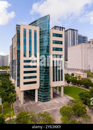 Miami Wilkie D Ferguson Jr US Courthouse aus der Luft Stockfoto