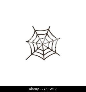 Spinnennetz, Spinnennetz halloween 3D Illustration Stock Vektor
