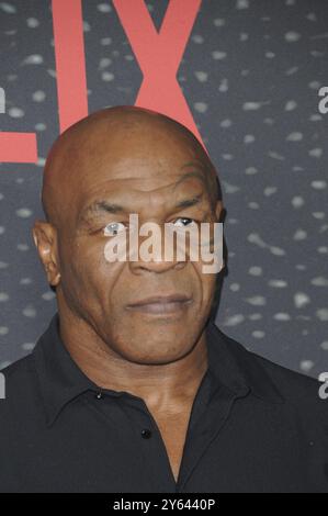 Los Angeles, USA. CA. 23. September 2024. Mike Tyson at Arrivals for STARTING 5 Premiere, The Egyptian Theatre Hollywood, Los Angeles, CA, 23. September 2024. Quelle: Elizabeth Goodenough/Everett Collection/Alamy Live News Stockfoto