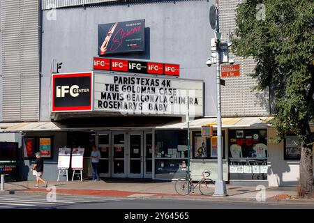 IFC Center, 323 6th Ave, New York. NYC Storefront Foto eines Kinohauses in Manhattans Greenwich Village Nachbarschaft. Stockfoto