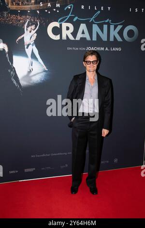 Essen, Deutschland. September 2024. Schauspieler Sam RILEY, Filmpremiere CRANKO in der Lichtburg in Essen, 23. September 2024. Quelle: dpa/Alamy Live News Stockfoto