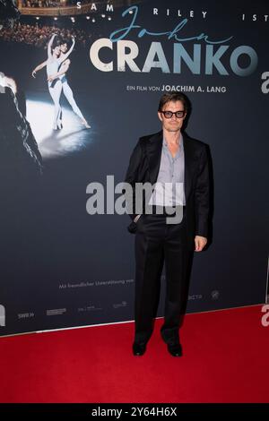 Essen, Deutschland. September 2024. Schauspieler Sam RILEY, Filmpremiere CRANKO in der Lichtburg in Essen, 23. September 2024. Quelle: dpa/Alamy Live News Stockfoto