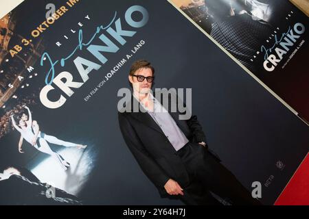 Essen, Deutschland. September 2024. Schauspieler Sam RILEY, Filmpremiere CRANKO in der Lichtburg in Essen, 23. September 2024. Quelle: dpa/Alamy Live News Stockfoto