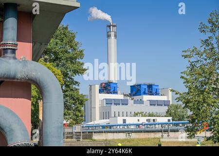 Klärwerk, Freiheit, Ruhleben, Spandau, Berlin, Deutschland Stockfoto