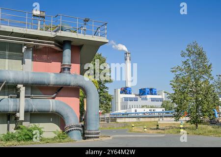 Klärwerk, Freiheit, Ruhleben, Spandau, Berlin, Deutschland Stockfoto