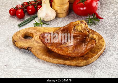 Chinesische Küche – Vorspeise mit geräuchertem Schweinefleisch Stockfoto