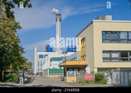 Klärwerk, Freiheit, Ruhleben, Spandau, Berlin, Deutschland *** Kläranlage, Freiheit, Ruhleben, Spandau, Berlin, Deutschland Stockfoto