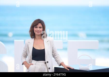 San Sebastian, Spanien. September 2024. Joana Santos nahm am 24. September 2024 am 72. San Sebastian International Film Festival im Kursaal Palace in Donostia/San Sebastian Teil. Titel: Album/Alamy Live News Credit: Album/Alamy Live News Stockfoto