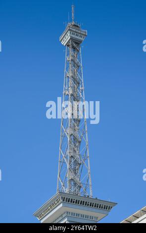 Funkturm, Messedamm, Westend, Charlottenburg, Berlin, Deutschland *** Funkturm, Messedamm, Westend, Charlottenburg, Berlin, Deutschland Stockfoto