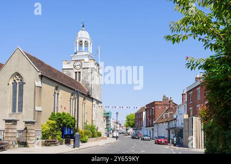 Church of St Thomas the Apostle in Lymington Hampshire eine Stadt im New Forest Lymington Hampshire England Großbritannien GB Europa Stockfoto