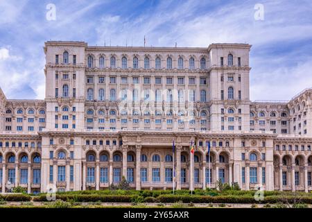 Palast des Parlaments, Bukarest, Rumänien Stockfoto