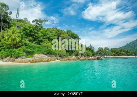 Der Perhentian Island Resort Beach in Malaysia Stockfoto