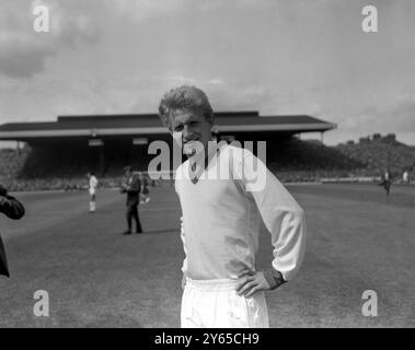 FUSSBALLSPIELER DENIS LAW VON MANCHESTER UNITED PORTRÄT / ; 28. AUGUST 1962 Stockfoto