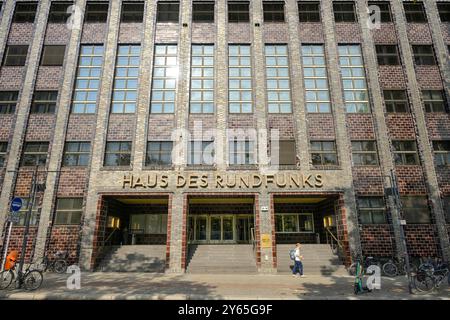 Haus des Rundfunks, RBB, Rundfunk Berlin Brandenburg, Masurenallee, Charlottenburg, Berlin, Deutschland Stockfoto