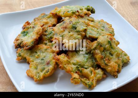 Gemüsegerichte ein Blick auf malaysische knusprige Snacks Stockfoto