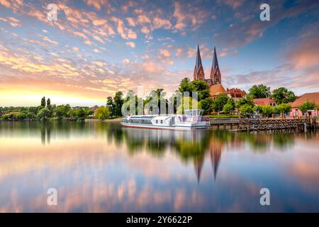 Blick auf Neuruppin, Deutschland Stockfoto
