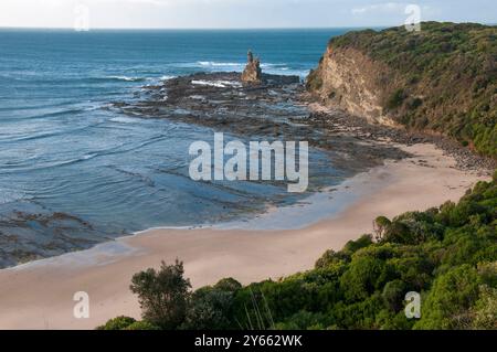 Eagle's Nest, Eagle's Nest Beach am Bunurong Coastal Drive in der Nähe von Inverloch Stockfoto