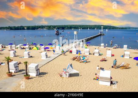 Wannsee, Berlin, Deutschland Stockfoto