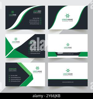 Modernes Visitenkartendesign Stock Vektor