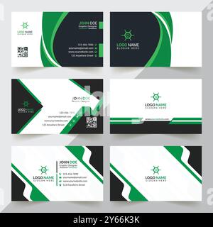 Modernes Visitenkartendesign Stock Vektor