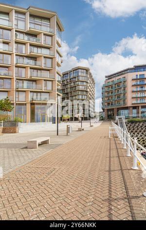 Castle Quay in St Helier auf der Insel Jersey, einer der Kanalinseln Stockfoto